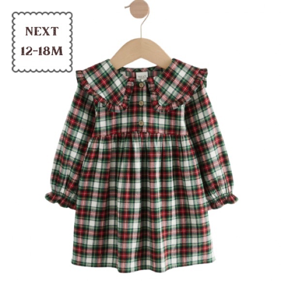 next Other - NEXT Baby Plaid Dress — 12–18 Months